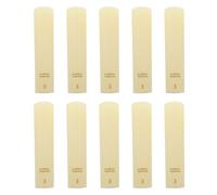 Beufee Anches de Sax Alto, 10 pièces Anches Traditionnelles de Sax Alto à élasticité Professionnelle pour Jazz Classique (Force 3.0)