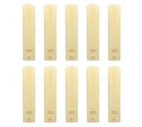 Beufee Anches de Sax Alto, 10 pièces Anches Traditionnelles de Sax Alto à élasticité Professionnelle pour Jazz Classique (Force 2,5)