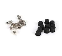 Beufee Cadre De Couverture en Maille pour Boîte De Son, Corps De Haut-Parleur, Bouton-Pression en Plastique Et en Métal