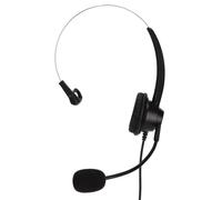 Beufee Casque avec Microphone, H360-3.5 3,5 Mm Casque De Centre D'appels Casque De Bureau Casque De Travail Casque Téléphonique pour Téléconférence