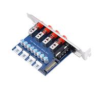 Beufee Commutateur SATA, Commutateur d'alimentation HDD, Sélecteur De Disque Dur, Module De Commutation d'alimentation De Disque Dur pour Ordinateur De Bureau