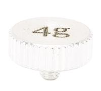 Beufee Contrepoids, Coque De Tête 4 G 2 G, Poids De Coque, Platine Vinyle, Matériel De Platine Vinyle, Pièces D'instruments électriques en Métal pour SL-1200 SL1210(4g-Argenté)