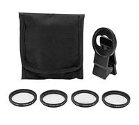 Beufee Lentille téléphonique, 37 mm Gross up +1 +2 +4 +10 Gross up Macro Filtre Kit d'objectif de caméra HD Universal pour différents téléphones Mobiles