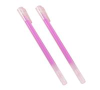 Beufee Lot de 2 surligneurs, marqueurs, surligneurs, stylos d'écriture, stylos de journal, fournitures scolaires pour la journalisation, mise en évidence, soulignement, prise de notes (Purple)