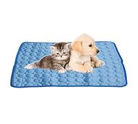 Beufee Mat de Refroidissement pour Chien, Paut de Compagnie Doux pour Animaux de Compagnie Soft Ice Silk Cold Nest Pad pour Refroidissement dans Un Pad pour Animaux de Compagnie pour Le (S)