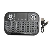 Beufee Mini Clavier Bluetooth avec Pavé Tactile, Clavier sans Fil Portable Rétroéclairé, Contrôleur De Clavier Portable Rechargeable, Clavier Intelligent pour PC