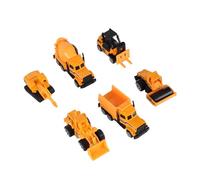 Beufee Mini Die Cast Car Set, 6pcs 1: 64 Tamis de Construction en Alliage Diecast Construction Véhicule Toy Toy Cars Excavatrice