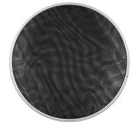 Beufee Peau de batterie en maille, tête de batterie silencieuse de 10 pouces, tête de remplacement réglable au toucher réaliste pour batterie acoustique et déclencheurs