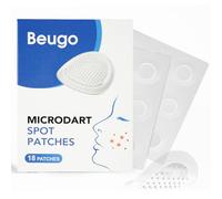 Beugo Patch Boutons Acne,Patch Bouton Invisible,Patch Acne Pimple Anti-Acné | Traitement des Boutons, Utilisation de Jour et de Nuit, pour Soin de la Peau (1 Bo?te)