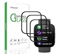beukei Lot de 3 protecteurs d'écran en verre trempé pour Amazfit Bip 3/3 Pro, anti-rayures, sans bulles