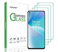 Beukei Lot de 3 protecteurs d'écran en verre trempé pour OnePlus Nord 2T, sensibilité tactile, compatible avec les coques, dureté 9H