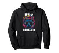 Beulah Colorado USA Ours avec Lunettes de Soleil Motif Fleurs Sweat à Capuche