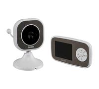 Beurer Babyphone vidéo BY 110 – Vision nocturne infrarouge, portée 300 m, alarme de température