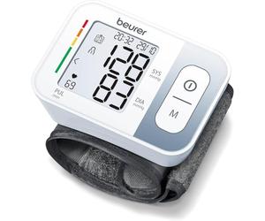 Beurer BC 28 Tensiomètre au poignet, 2 x 60 mémoires, grand écran | Tensiomètre avec classification en couleur des résultats de mesure, pour tours de poignet de 14-19,5 cm, dispositif médical