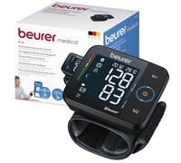 Beurer BC 54 Tensiomètre au poignet connecté Bluetooth, technologie par inflation, indicateur de risque coloré et détection d'arythmie, pour des tours de poignet de 13,5 à 21,5 cm
