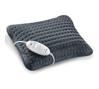 Beurer Beurer Safety System 27502 HK48 Coussin chauffant confortable avec coussin chauffant intégré, fonction de préchauffage rapide, 3 réglages de température, housse réversible extra douce, lavable en machine
