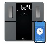 Beurer BF 500 Super Black Edition Carré Noir, Gris Pèse-personne électronique