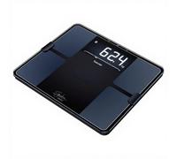 Beurer BF 915 Balance de diagnostic, analyse corporelle précise, mesure de la graisse corporelle, avec écran XXL éclairé, capacité de charge jusqu'à 200 kg, connexion à l'application incluse