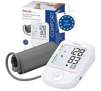 Beurer BM 38 Tensiomètre pour le bras, utilisation simple à un bouton, mesure précise grâce à l'indicateur de repos, détection d'arythmie, brassard 22-42 cm, transfert de données vers Apple Health