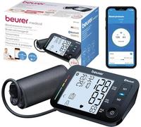 Beurer BM 54 Tensiomètre électronique au bras, détecteur d'arythmie cardiaque et hypertension, mesure la tension artérielle, facile à utiliser, Bluetooth et grand écran, brassard de 22 à 44 cm, Noir