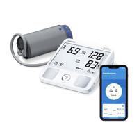 Beurer BM 93 CARDIO Tensiomètre au bras, appareil ECG à 1 canal pour l’enregistrement du rythme cardiaque, détection avancée de l’arythmie, application Beurer HealthManager Pro