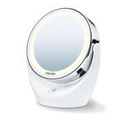 Miroir cosmétique rotatif avec lumiere LED et augmentation pour le maquillage Beurer