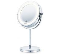 Beurer BS55 Miroir Produit de Beauté Illuminé Diamètre 13 CM Avec Loupe 7x