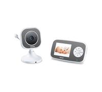 Beurer Babyphone vidéo BY 110 – Vision nocturne infrarouge, portée 300 m, alarme de température