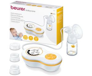 Beurer BY 40 Tire-lait électrique avec mode de stimulation et fonction mémoire, adaptateurs Avent et NUK inclus