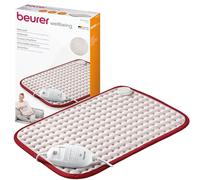 Beurer Coussin chauffant HK Comfort, coussin chauffant électrique flexible avec surface super douce, chaleur réglable avec 3 réglages de température, lavable en machine, arrêt automatique, 100 watts, 44 x 33 cm