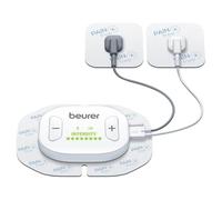 Beurer EM 70 Electrostimulateur TENS / EMS sans fil, appareil de stimulation sans fil pour la thérapie de la douleur, la stimulation musculaire et le massage, avec application et 4 électrodes