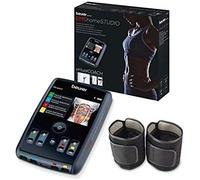 Beurer EM 95 EMS homeSTUDIO électrostimulateur musculaire, appareil d'entraînement EMS haut de gamme pour la maison avec app et Virtual Coach, brassards et électrodes inclus
