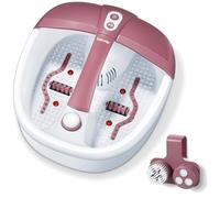 Beurer FB 35 Bain de Pieds Relaxant, Balnéothérapie avec Accessoires de Pédicure, Massage Vibrant à Bulles, Points de lumière Infrarouge