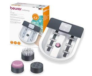 Beurer FB 60 bain de pieds avec fonction massage, chauffage de l'eau jusqu'à 48°C, utilisable à chaud et à froid, adapté à la pédicure et aux soins des pieds, bain de pieds jusqu'à une pointure 51