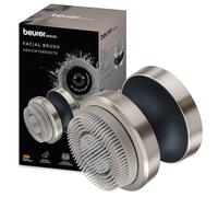 Beurer FC 59 Dual Brosse visage électrique pour nettoyage en profondeur des pores, 3 embouts (Silicone, Sensitive, Exfoliation), 2 intensités, étanche, avec batterie, pour tous types de peau