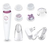 BEURER FC 95 Brosse nettoyante visage - 4 embouts - 2 niveaux de rotation - Blanc