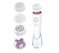 Beurer FC 95 brosse nettoyante visage électrique, nettoyage profond des pores, brosse visage avec 4 embouts, adaptée à tous les types de peau, étanche, rechargeable