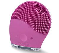Beurer FC49 Vibrating Facial Brush | 2-in-1 deep-Pore-Cleansing and Massage | Vibration Technology to Boost Circulation | Rechargeable Lithium-ion Battery | Waterproof | Suitable for All Skin Types