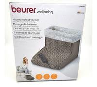 Beurer Chauffe-pieds électrique FWM 45 avec fonction de massage, de chaleur et de relaxation pour les pieds stressés ; avec doublure en peluche douce