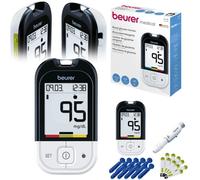 Beurer Gl48 Misuratore Di Glicemia Con 900 Valori Memorizzabili E Display Illuminato