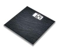 Beurer GS 203 Pèse-Personne en Verre avec Écran LCD Motif Ardoise 150 kg Taille XL
