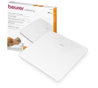 Beurer Pèse-personne numérique GS 225 – verre, écran Dot-Matrix, jusqu'à 180 kg – blanc