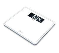 Beurer GS 400 Signature Line, Pèse-personne en verre, écran XXL éclairé pour une meilleure lisibilité, capacité de charge 200 kg, Blanc