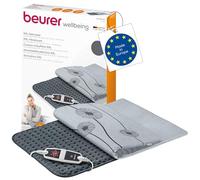 Beurer HK 125 Coussin chauffant, format XXL, avec 6 réglages de température, arrêt automatique et interrupteur à LED, lavable en machine, gris
