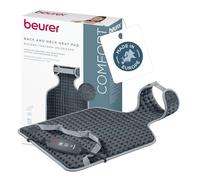 Beurer HK 64 Grey Coussin chauffant HK 64, coussin chauffant qui chauffe rapidement et s’arrête automatiquement, 3 réglages de la température, lavable, avec ceinture abdominale