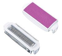 BEURER HL 36 Embouts de rasoir, 2 grilles de rasage avec lames de rasage et un accessoire exfoliant, grille de rasage anti-allergène contre les irritations de la peau