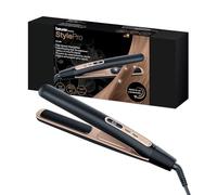 Beurer HS 100 Lisseur avec chauffage rapide en 12 secondes, fer à lisser avec revêtement céramique, fonction ionique pour des cheveux brillants, bords arrondis pour les styles de boucles