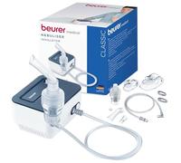 Beurer IH 16 Inhalateur avec technologie à air comprimé, design compact, pour le traitement des voies respiratoires supérieures et inférieures, pour adultes et enfants, nettoyage facile