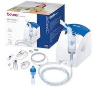 Beurer IH 26 Nébuliseur, Inhalateur avec douche nasale, haute performance d'inhalation, pour le traitement des maladies respiratoires telles que l'asthme et le rhume, enfants et adultes