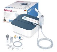 Beurer IH 28 Pro Inhalateur, set de nébulisation avec masque en silicone pour enfants & adultes, avec technologie d'air comprimé pour la thérapie des voies respiratoires